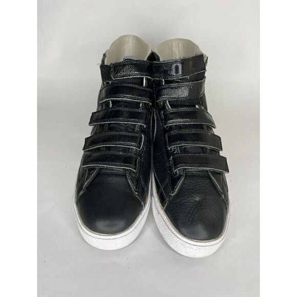 nike shoes high top Sneakers Lace Up Straps Men Size 11.5 Black Leather - Picture 9 of 13